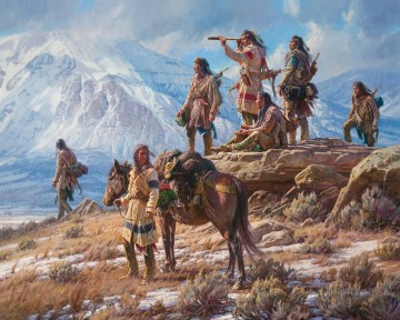 Indios americanos Painting - Oeste americano 1905